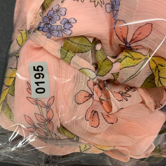 Tommy Hilfiger Pink Chiffon Floral Dress Flowy‎ Fit & Flare Cottage Core Size 16 - Picture 15 of 15